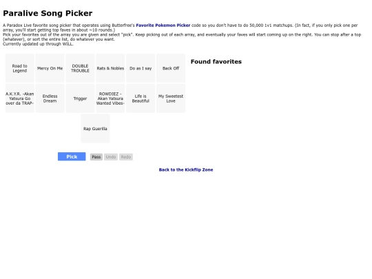 other/paralivesongsorter screenshot