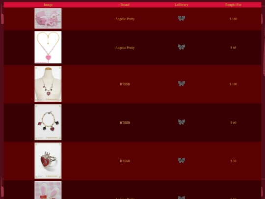 closetpages/jewelry screenshot