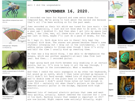 mixlog/nov16 screenshot