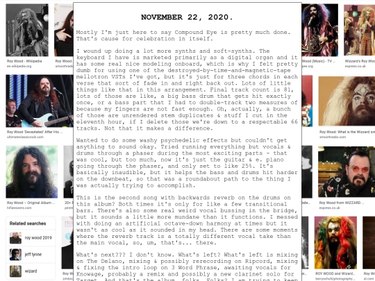 mixlog/nov22 screenshot