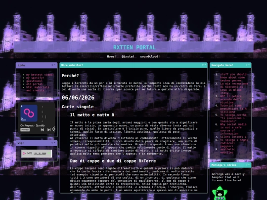 tarots screenshot