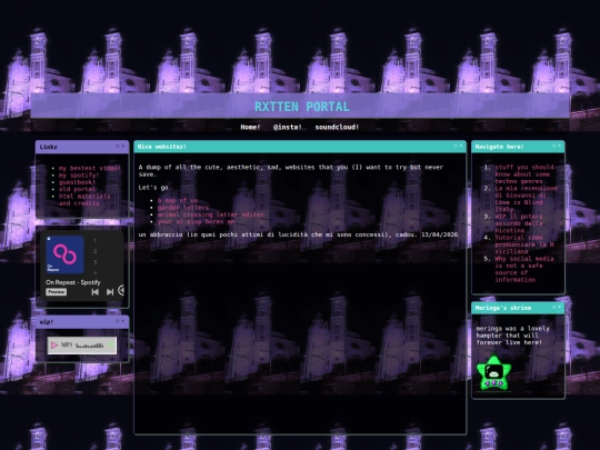 websites screenshot