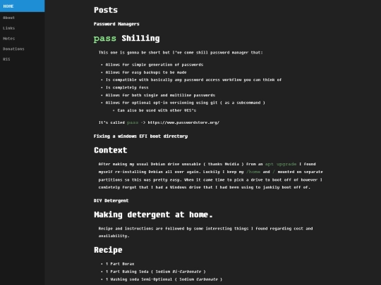 posts screenshot