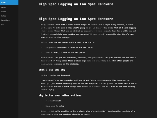 posts/logging screenshot