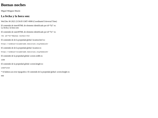 modulo3 screenshot