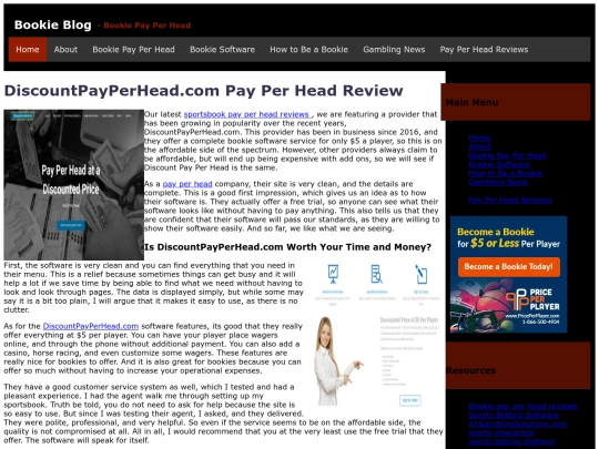 DiscountPayPerHeadReview screenshot