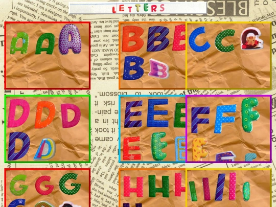 stickerbook/letters screenshot