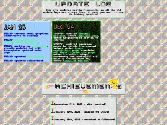 updatelog screenshot