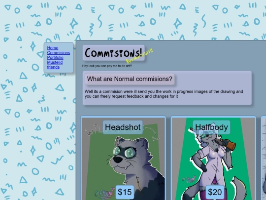 commisionsn screenshot