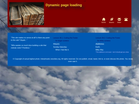 60_Dynamic_page_load screenshot