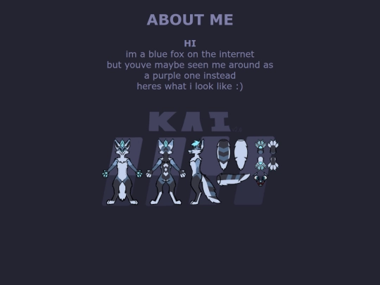 ABOUT ME screenshot