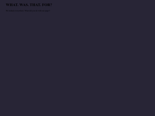 not_found screenshot