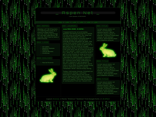TMS/Aspen/AspenNet screenshot