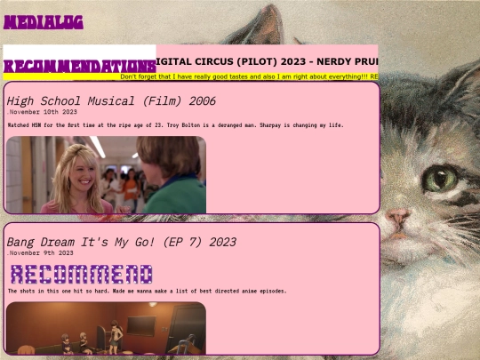 pages/medialog screenshot