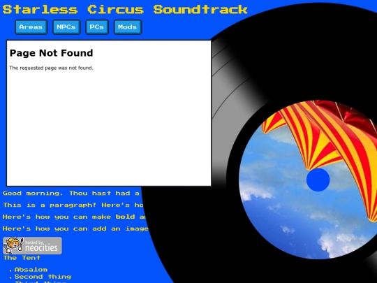 starlesszone/soundtrack screenshot