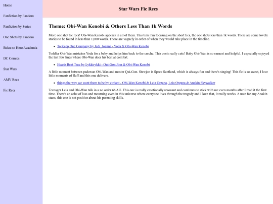 fic recs/starwarsficrecs2 screenshot