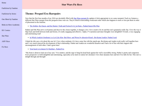 fic recs/starwarsficrecs8 screenshot