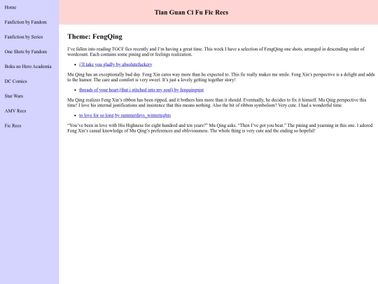 fic recs/tgcfficrecs1 screenshot