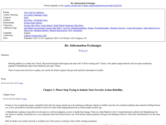 star wars fics/Re_Information_Exchanges screenshot