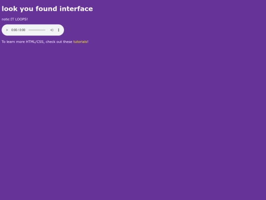 interface screenshot