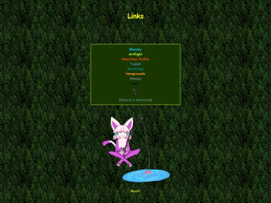 links screenshot