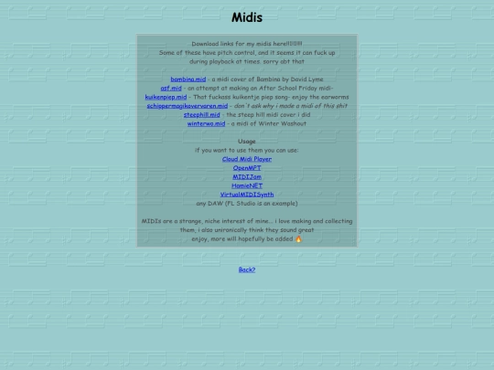 midis screenshot