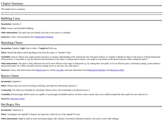 fiction/reference guides/nonstandard book of spells/02 B screenshot