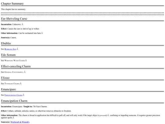 fiction/reference guides/nonstandard book of spells/05 E screenshot