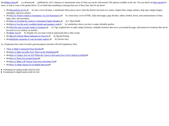 fiction/reference guides/reference guide ao3 general/Temporary Silo/XX Posting on AO3 - Work Skins screenshot