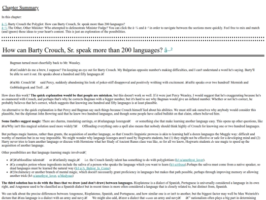 fiction/reference guides/reference guide hp/05 Thorny Questions screenshot