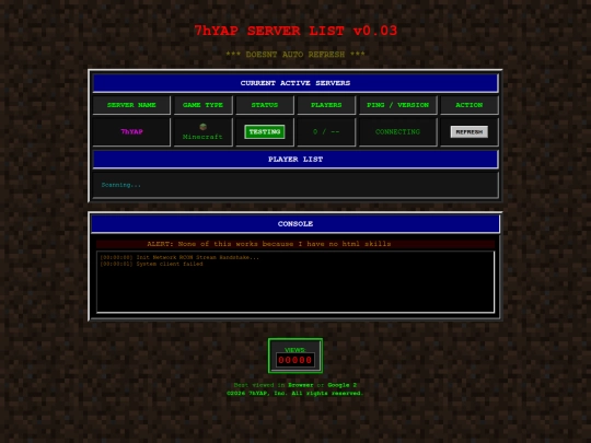 index screenshot