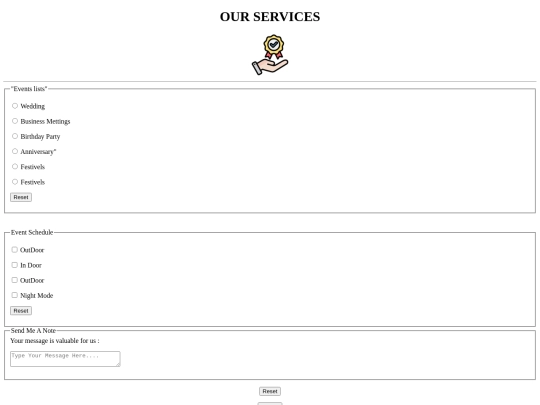 event.html/our services screenshot