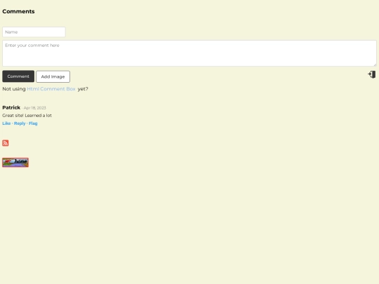 guestbook screenshot