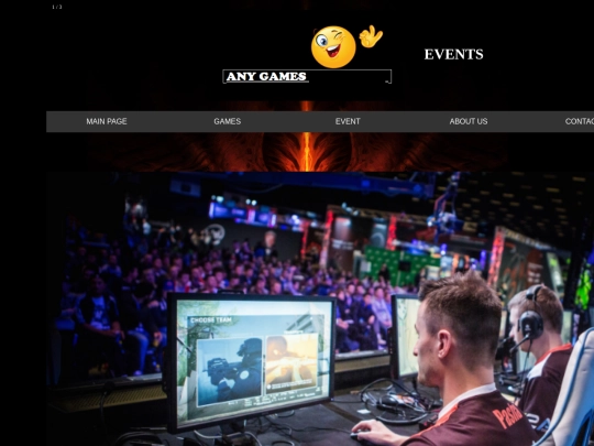 ia assignment/EVENTS PAGE screenshot