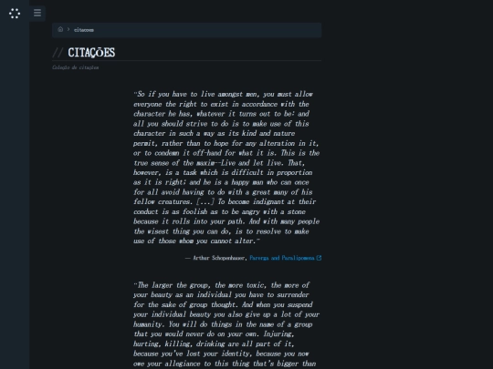 citacoes screenshot