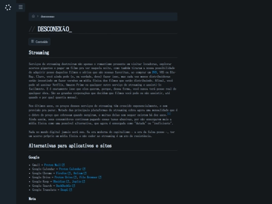 desconexao screenshot