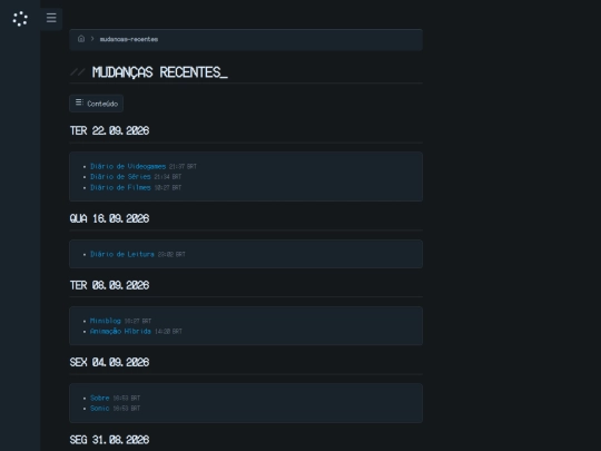 mudancas-recentes screenshot