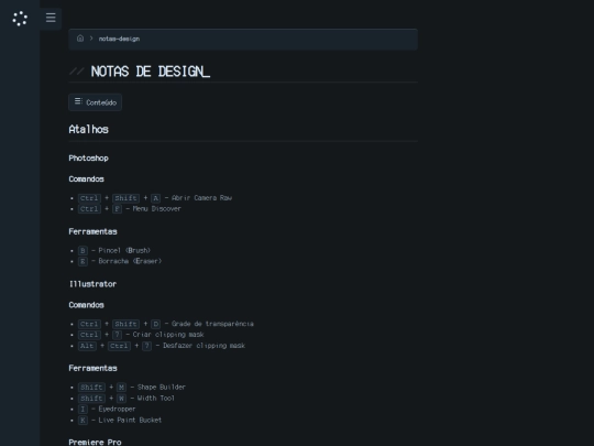 notas-design screenshot