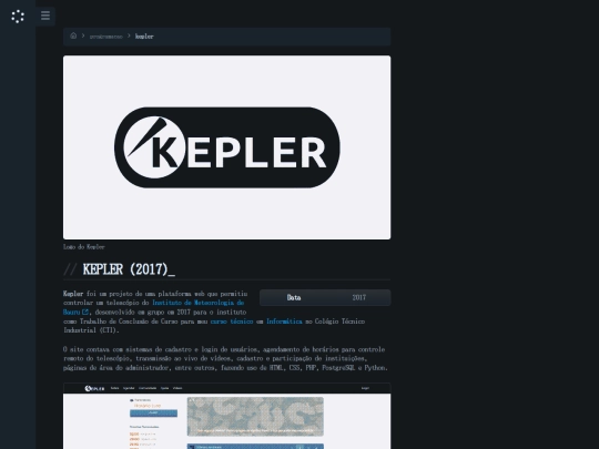 programacao/kepler screenshot