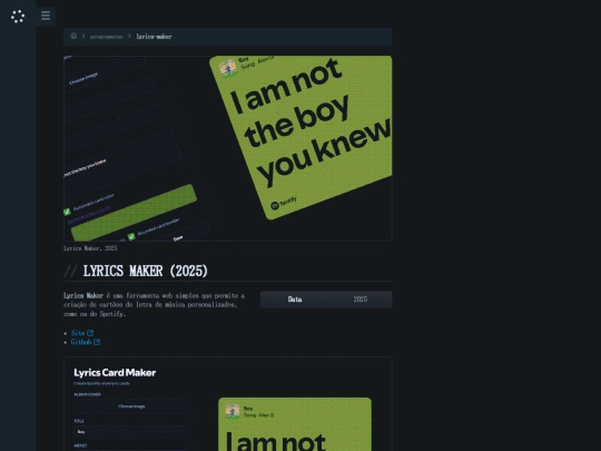 programacao/lyrics-maker screenshot