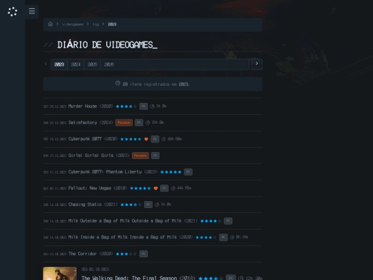 videogames/log/2023 screenshot