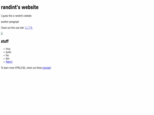 index screenshot