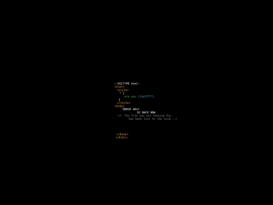 not_found screenshot