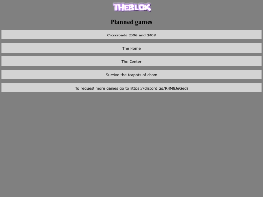 Games screenshot