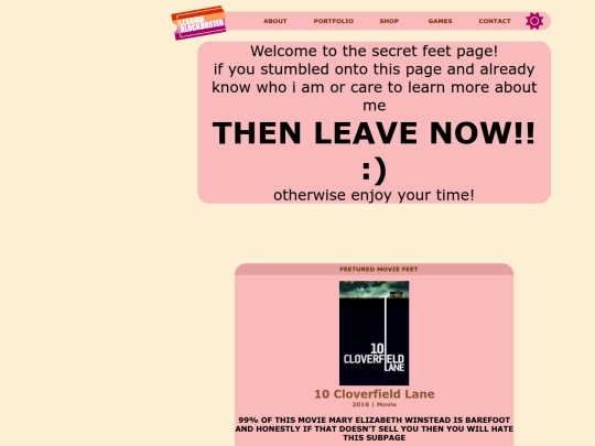 feet screenshot