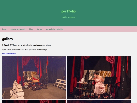 portfolio screenshot