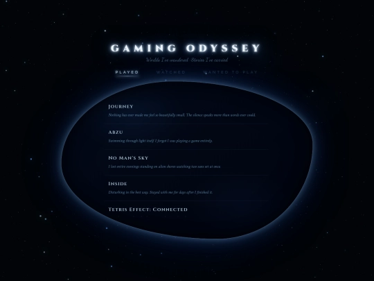 games screenshot