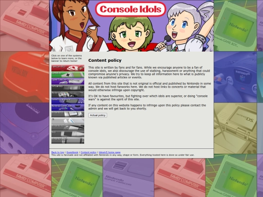 idols/content screenshot