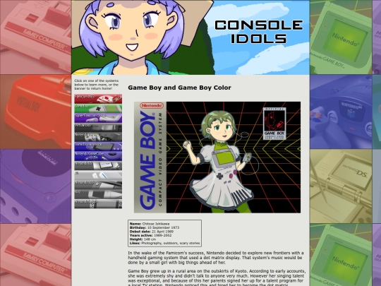 idols/gameboy screenshot
