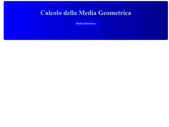 PAGINE/MEDIAGEOMETRICA screenshot